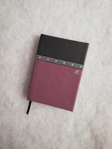 Carnet de note personnalisé bi-couleur avec galon